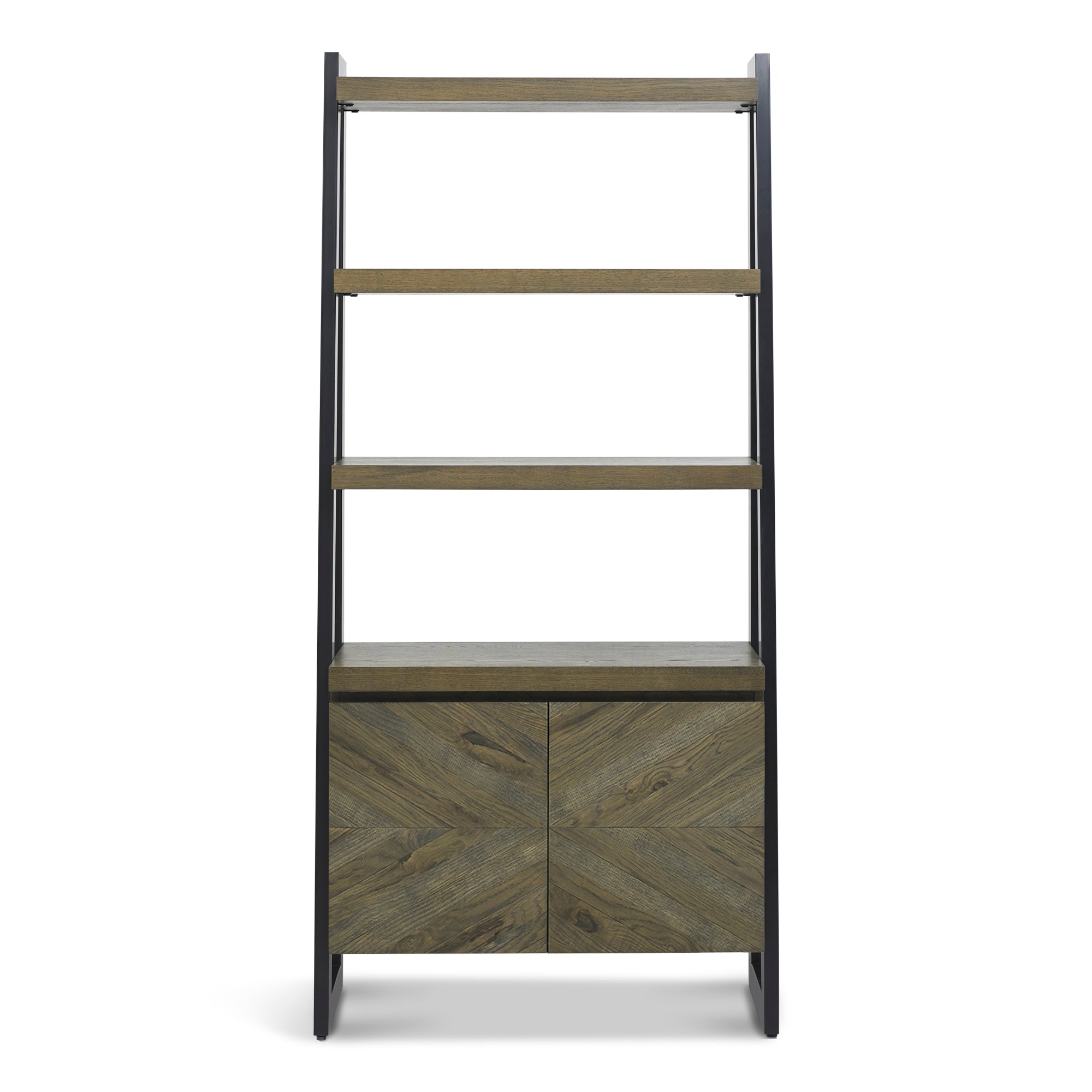 Elliot Fumed Oak Open Display Unit