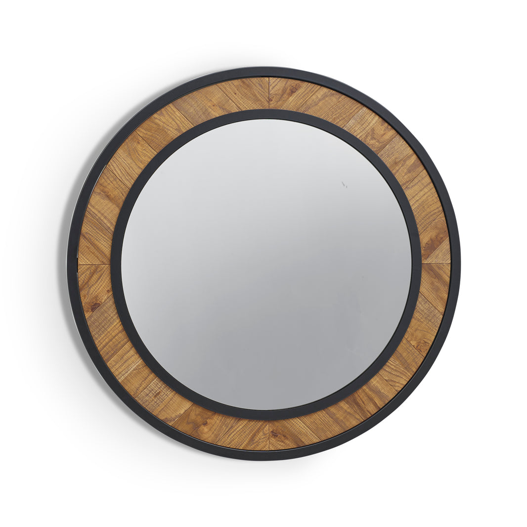 Elliot Rustic Oak Wall Mirror