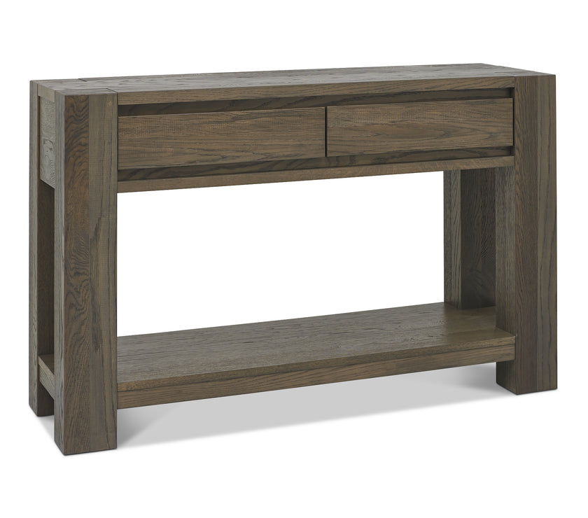 Landon Fumed Oak Console Table