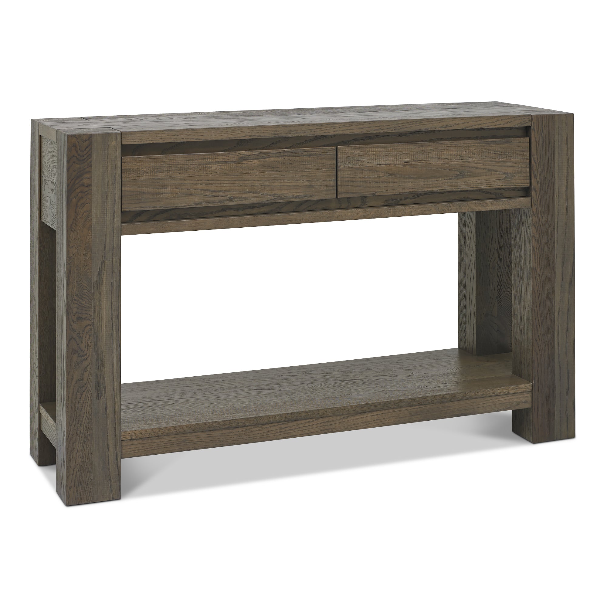 Landon Fumed Oak Console Table