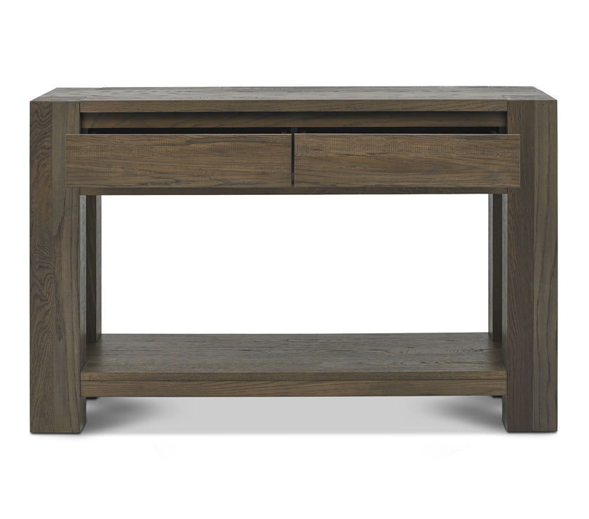 Landon Fumed Oak Console Table