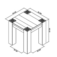 Landon Fumed Oak Lamp Table