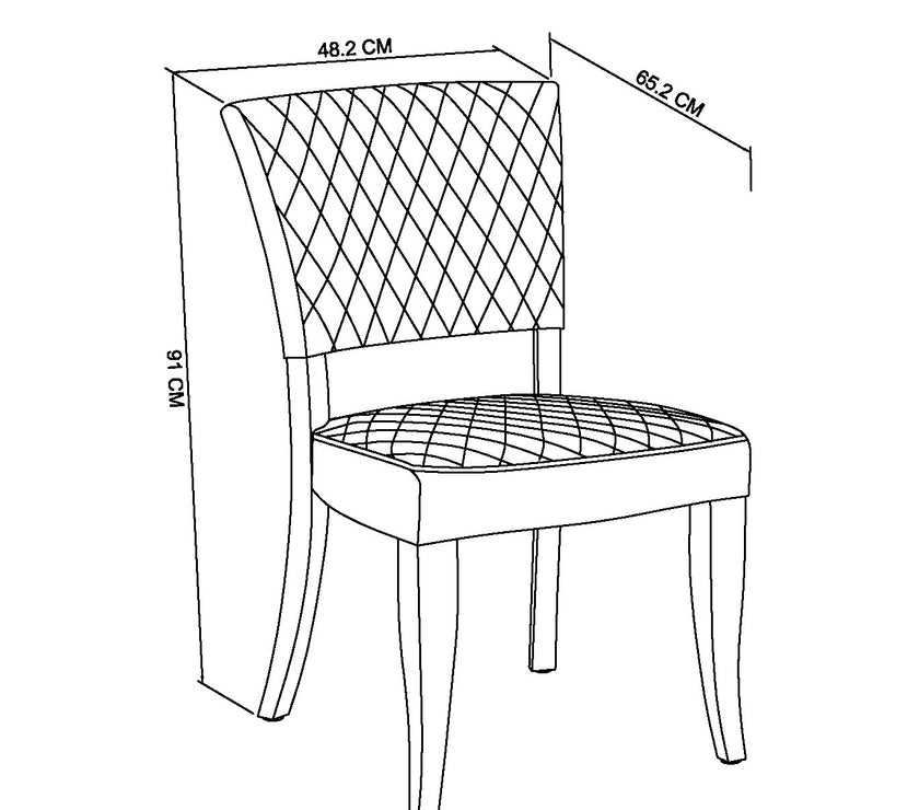 Landon Fumed Oak Dining Chairs Saddle Faux Leather