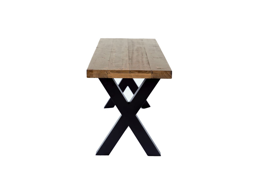 Side view of the New York Dining Bench.