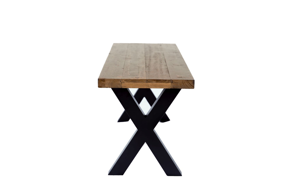 Side view of the New York Dining Bench.