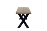 Side view of the New York Dining Bench.