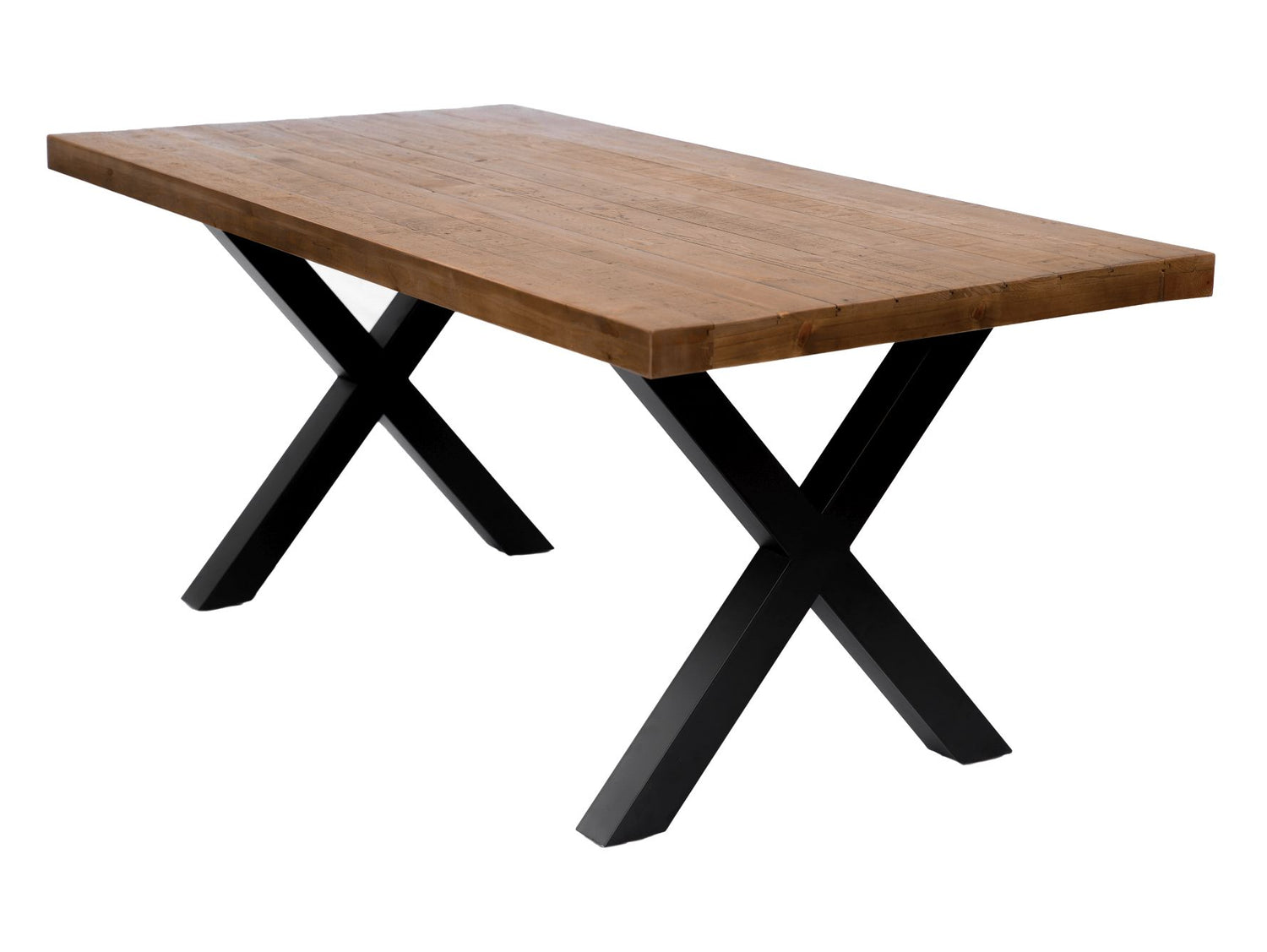 image of our new york dining table. It is a wooden dining table. Also it is a reclaimed wood dining table.