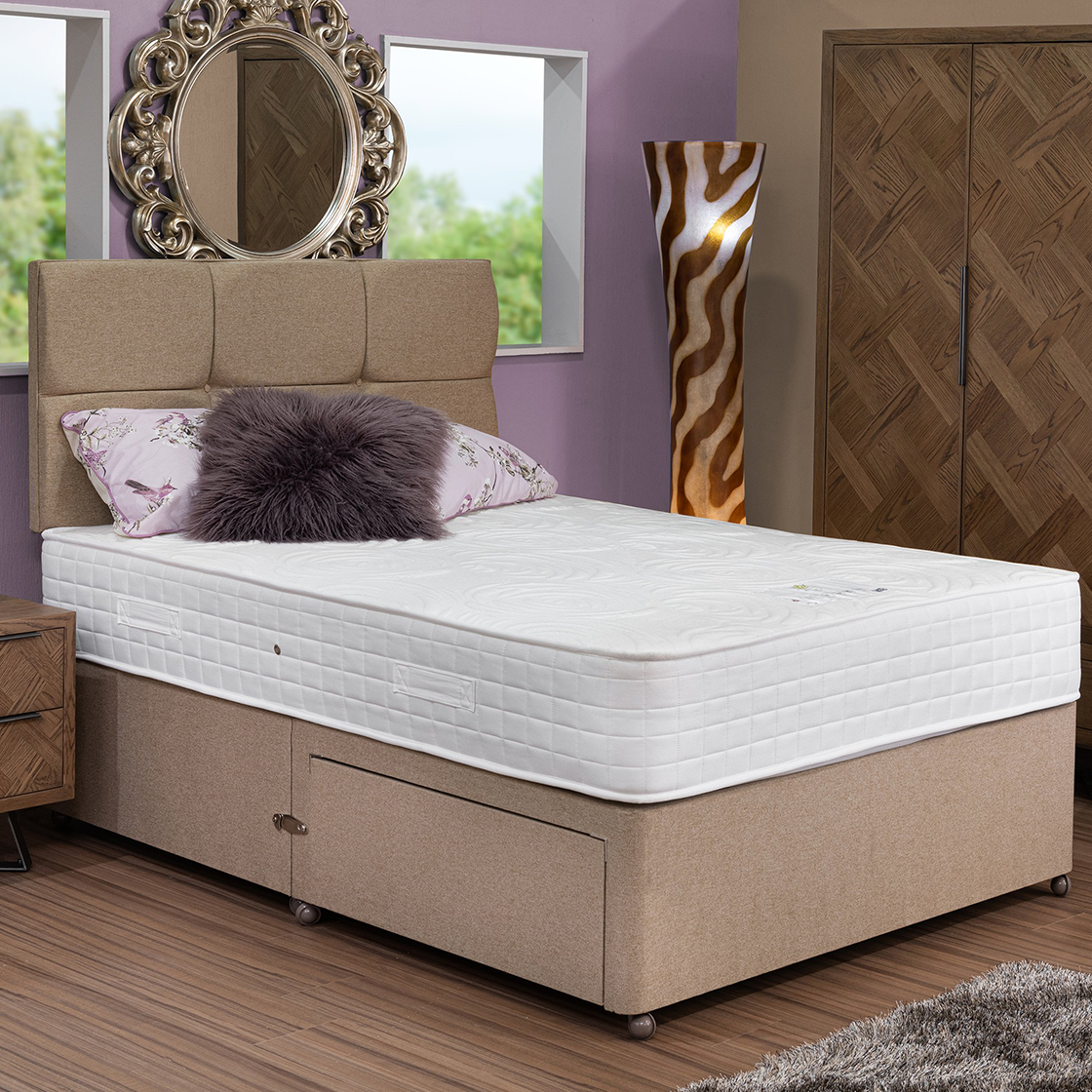 Divan Base including Lumbar 3000 Mattress