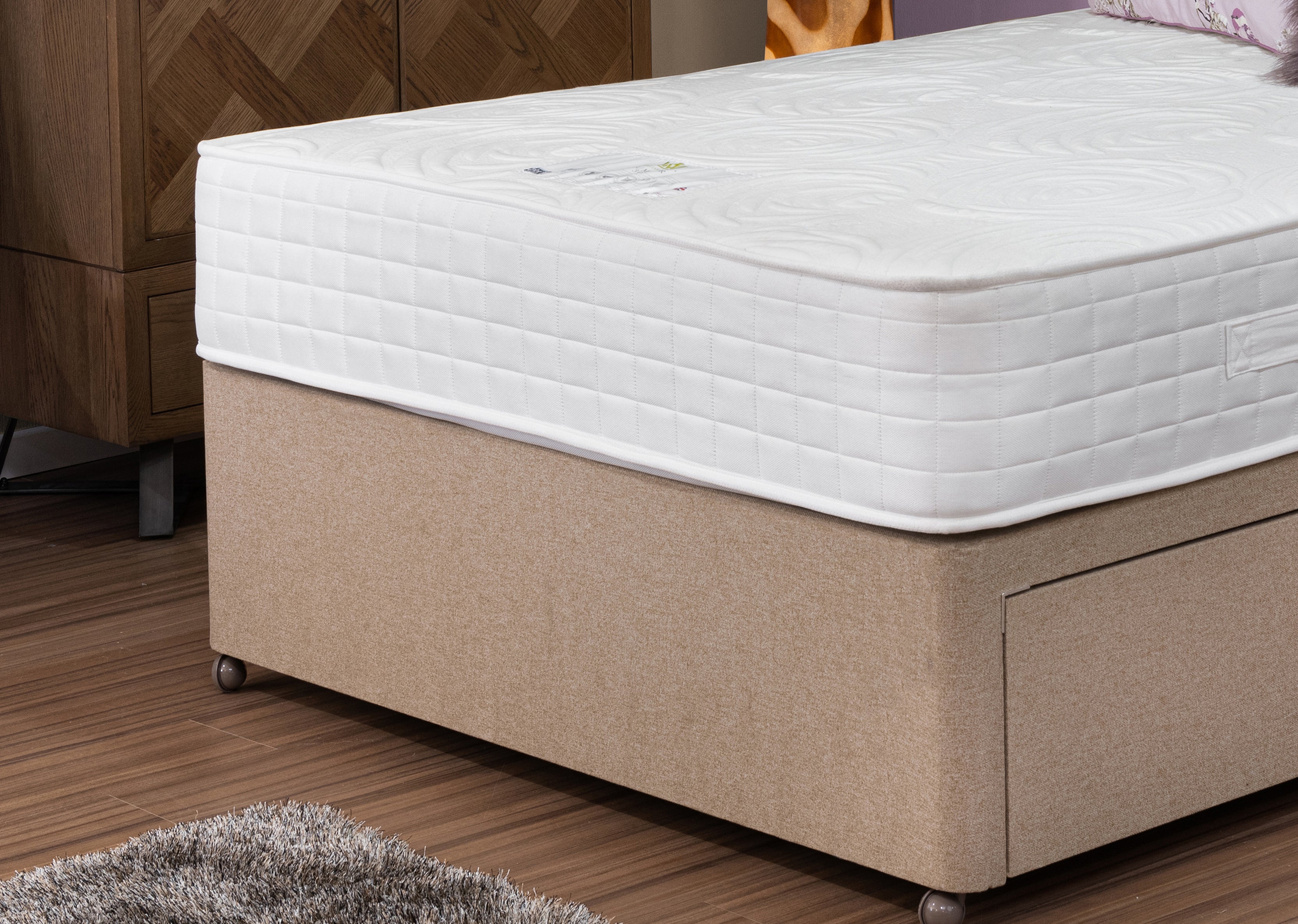 Divan Base including Lumbar 3000 Mattress