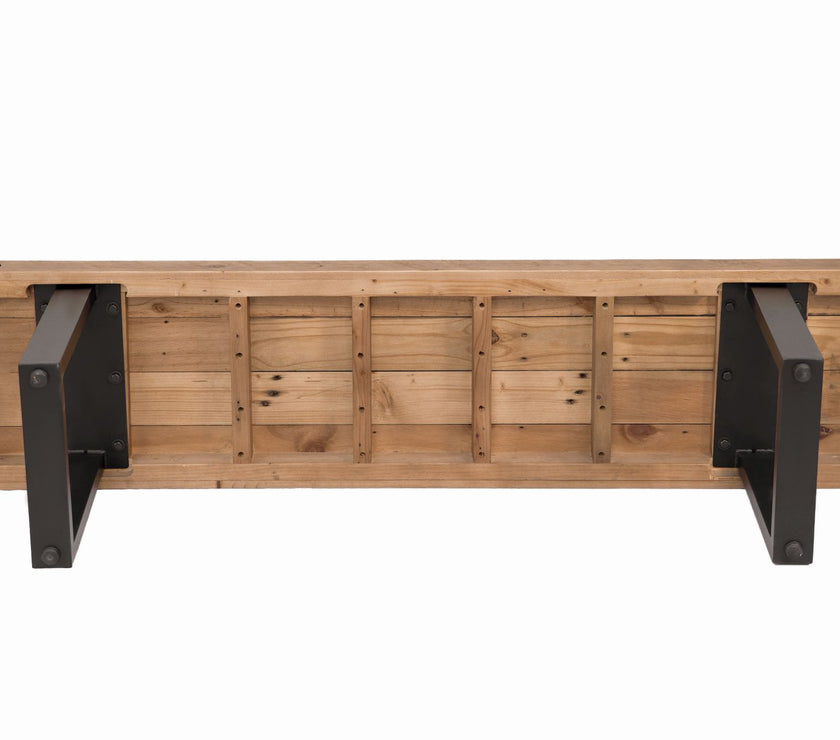 Bottom view of the Oregon Dining Bench.