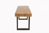 Side view of the Oregon Dining Bench.