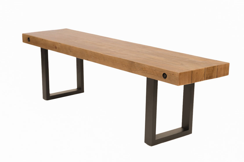 Angled view of the Oregon Dining Bench.