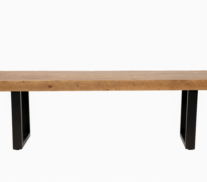 Front view of the Oregon Dining Bench.