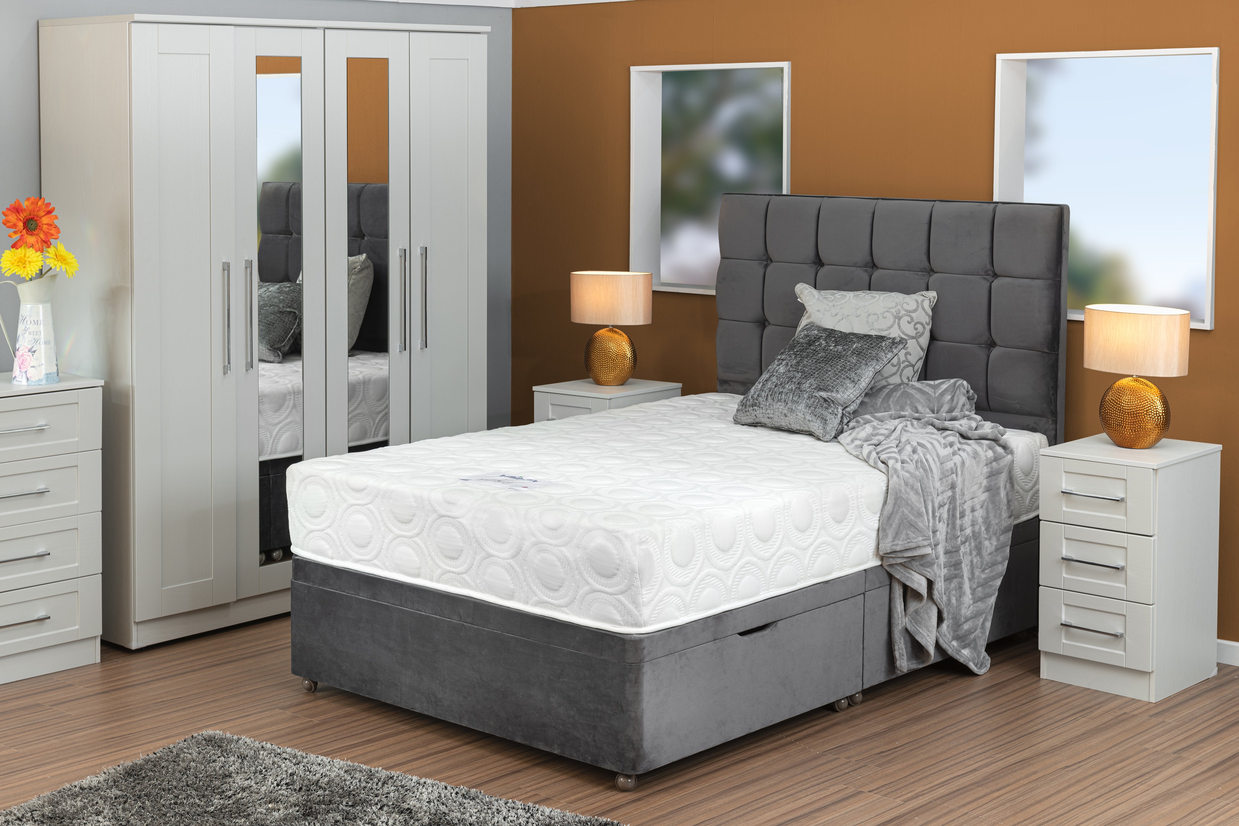 Divan Base including Rock Mattress