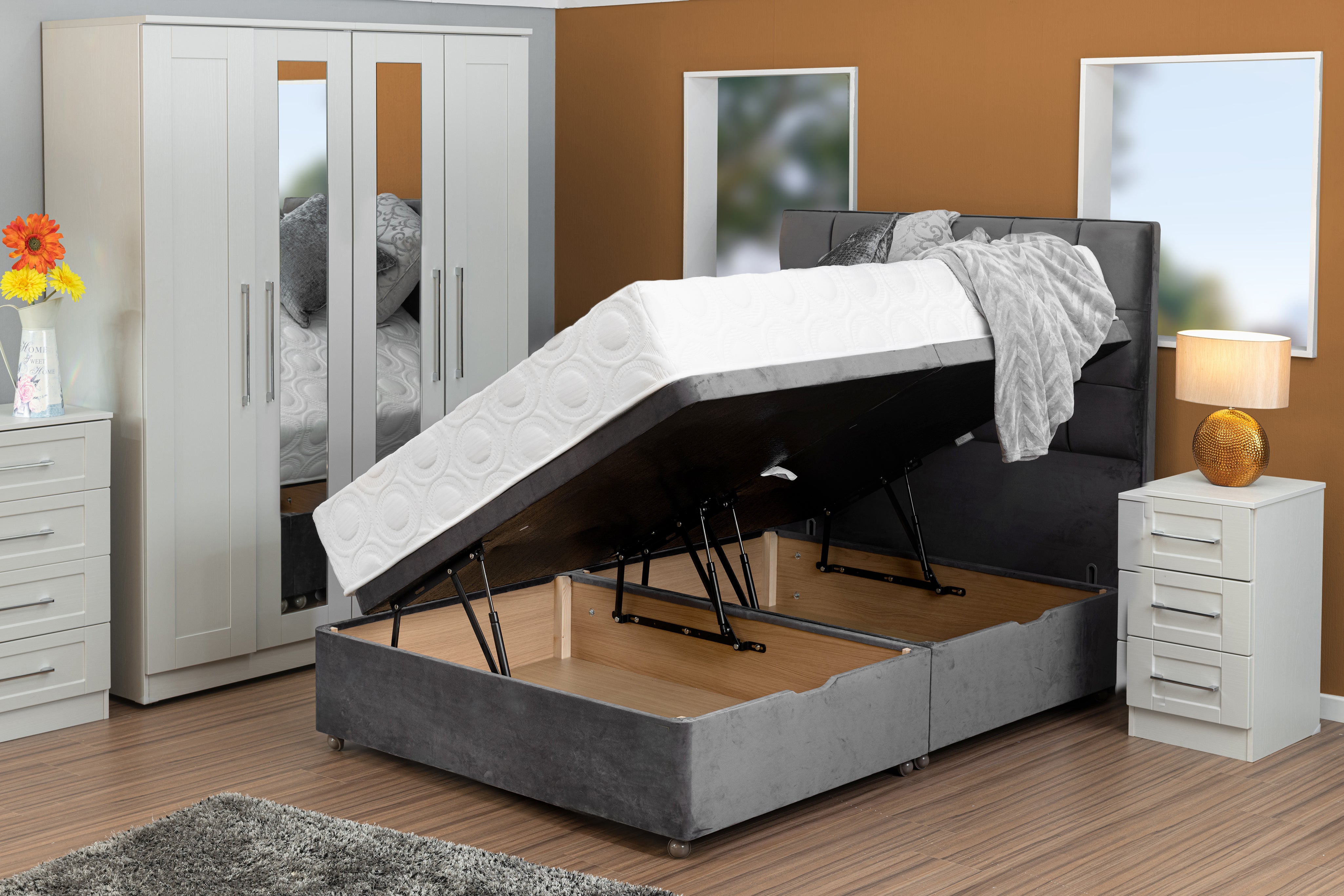 Divan Base including Rock Mattress