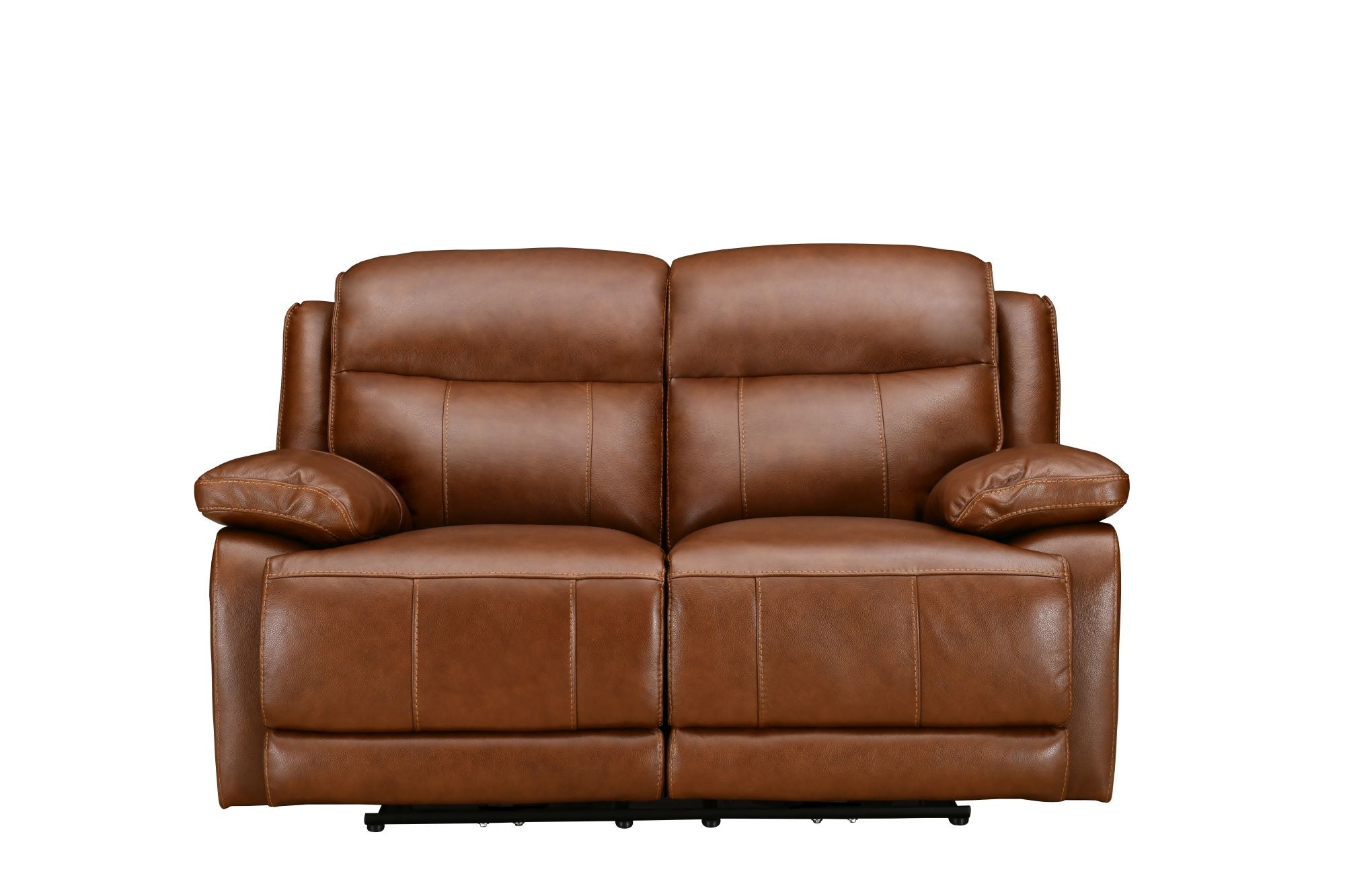 Montana Luxury 2-Seater Leather Sofa with Power Recliner & Adjustable Headrest - Contemporary Comfort