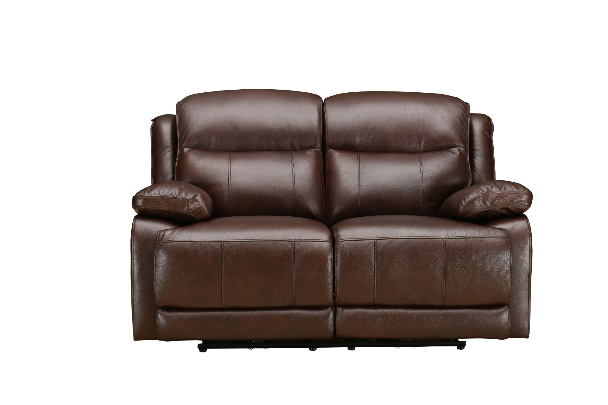Montana 2 Seater Leather Recliner Sofa in Brown