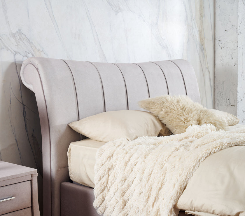 Angled image of the Athena Ottoman Bed Frame