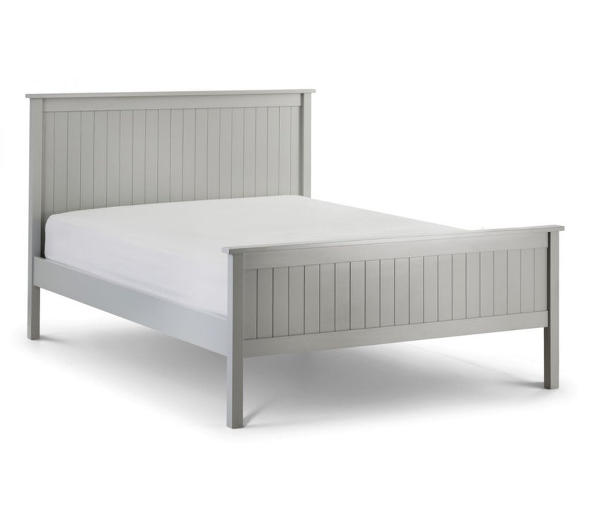 Angled view of the Mist Bed Frame against a white background