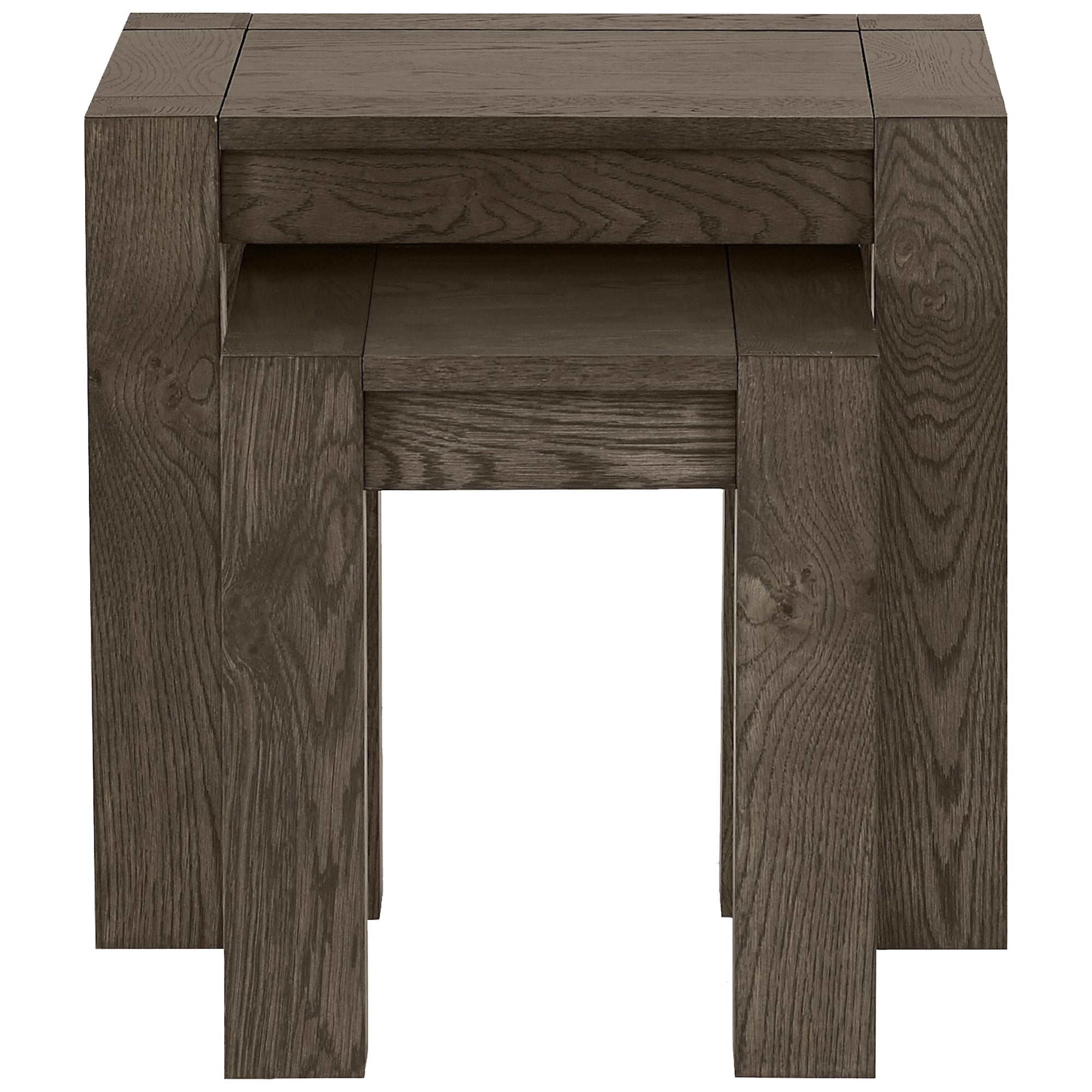 Turner Dark Oak Nest of Lamp Tables