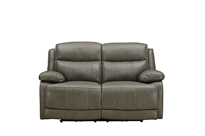 Montana 2 Seater Leather Sofa Dark Grey